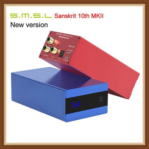New Version SMSL Sanskrit 10th MKII AK4493EQ 32Bit/384kHz Native DSD256 DAC USB/Optical/Coaxial/ input XMOS USB Decoder