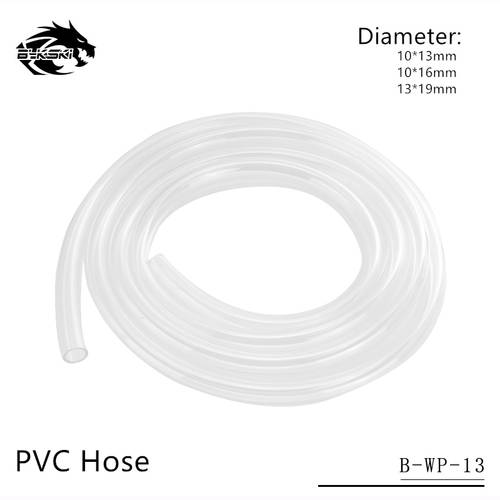 PVC Hose Transparent & Soft Tubing Cooling Loop 10X13mm,10X16mm,13X19mm For Water Cooling CPU GPU Solution 2 Pcs/Lot