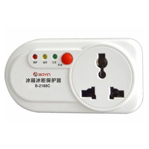 Refrigerator Transformer Protector Delayed Power-on Voltage Protection Power Socket For Home