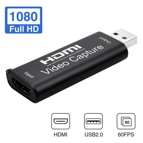 Video Capture Card HDMI To USB 2.0 Audio Capture Recorder Device Game Recording Collector For Windows For Ma OS X For Linux