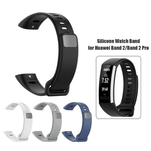 For Huawei Band 2 pro Strap Replcament Silicone Watch Band Strap Belt For Huawei Band 2/Band 2 Pro/ERS-B19/ERS-B29 Smart Watch