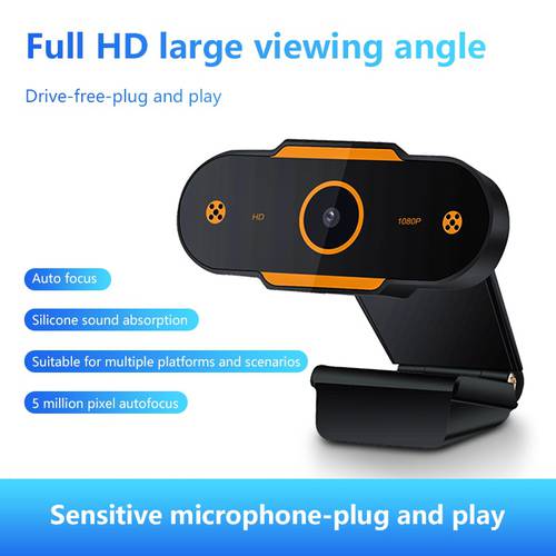 1080P/720P/480P HD Webcam 5 Million Pixels USB 2.0 Auto Focus Web Camera With Mic For Computer PC Laptop For Live Video Call