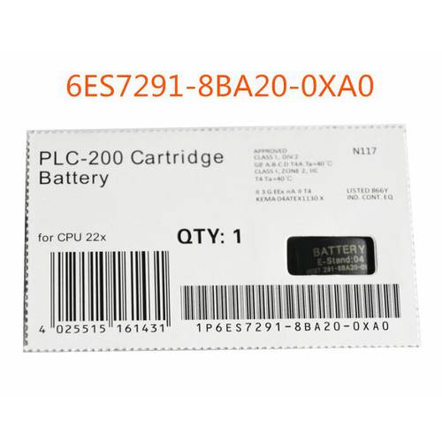S7-200 Cartridge Battery 6ES7291-8BA20-0XA0 for PLC CPU 22X lithium battery 6ES7 291-8BA20-OXAO