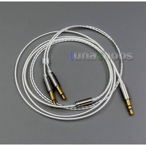 Pure Silver Plated Cable For Focal Clear Elear Elex Elegia Stellia