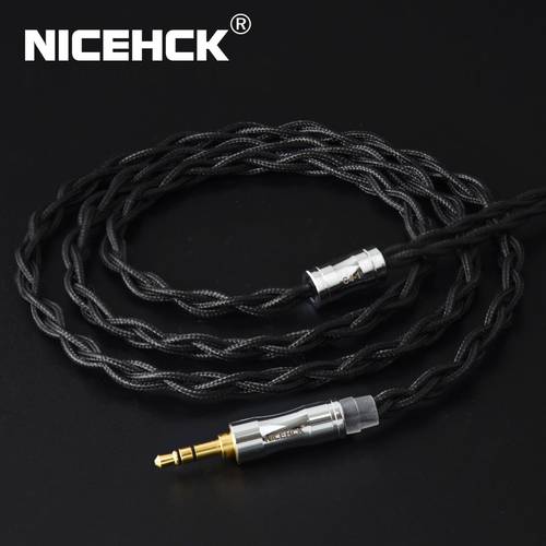 NICEHCK C4-1 Cable 6N Single Crystal Copper UPOCC Silver Plated 3.5/2.5/4.4mm MMCX/2Pin/QDC/NX7 For KXXS Kanas TFZ F3 TANCHJIM