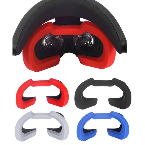 Soft Silicone Eye Mask Face Cover Pad for Oculus Rift S VR Headset Breathable Light Blocking Eye Cover Spare Parts