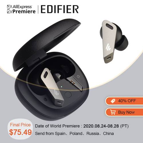 EDIFIER TWSNB2 (Pro) TWS ANC bluetooth earphone Active Noise Cancellation gaming earbuds bluetooth 5.0 32h playback time APP