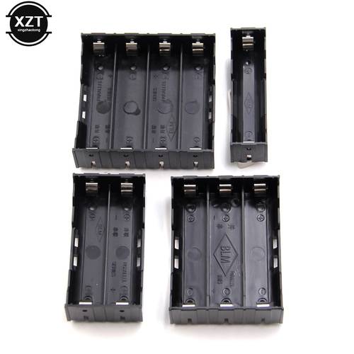 New DIY ABS 18650 battery holder Case Box Rechargeable Battery Power Bank Case Hard Pin 1X 2X 3X 4X 18650 Batteries Container