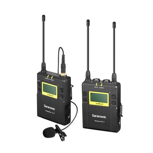 Saramonic UwMic9 Broadcast UHF Wireless Microphone System Receivers and XLR Transmitter for Camera & Camcorder & smart phone