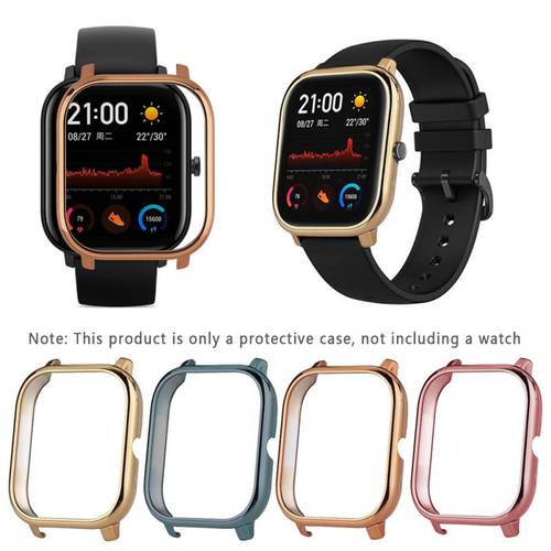 Case Protector With Film For Xiaomi Amazfit GTS Glass Accessories Bumper Screen Protection Protective Shell Case Watch Case