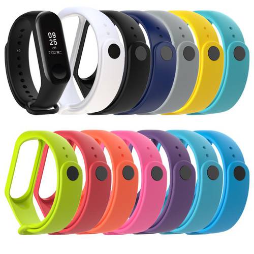 1pc Replacement Wirst Strap For Xiaomi Mi Band 3 Strap Band Wristband Smart Watch Replacement Bracelet Smart Accessories
