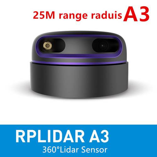 Slamtec RPLIDAR A3 2D 360 degree 25meters scanning radius lidar sensor for obstacle avoidance and navigation of AGV UAV