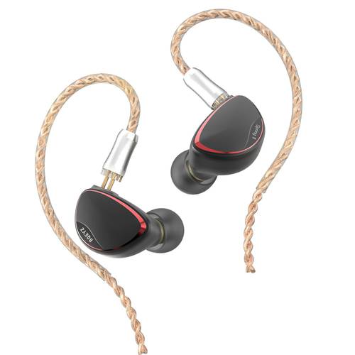 BQEYZ Spring 2 In-Ear Monitor Triple Hybrid BA Dynamic Driver Piezoelectric IEM HiFi with Detachable Cable for Noise Isolation