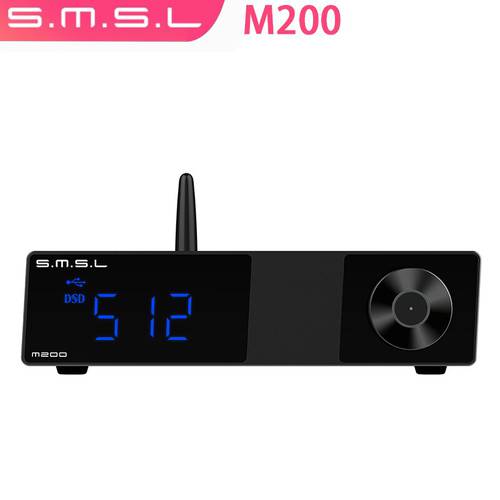 SMSL M200 AK4497 LDAC AptX-HD Bluetooth 5.0 DAC Hi-Res 32bit/768kHz DSD512 Coaxial Optical USB DAC Decoder