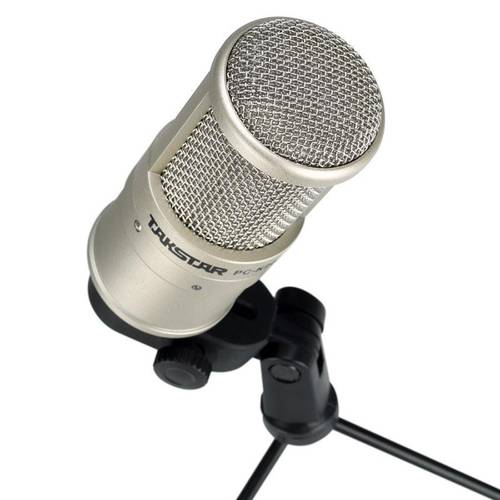 Takstar PC-K200 Microphone Wide frequency response range/high sensitivity use for Recording/broadcasting with retail box