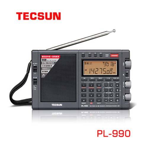Tecsun pl-990 Portable Radio Receiver all-band single sideband Digital Tuning FM Radio with English User Manual 16GB TF Card