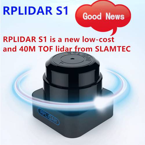 Low Cost 360 Degree RPLIDAR S1 TOF 40 meters lidar sensor scanner for obstacle avoidance and navigation of AGV UAV