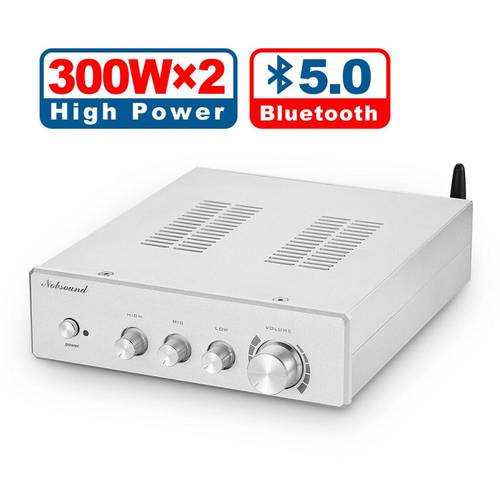 Nobsound HiFi 300W+300W Bluetooth 5.0 TPA3255 Digital Power Amplifier Class D Stereo Audio Amp