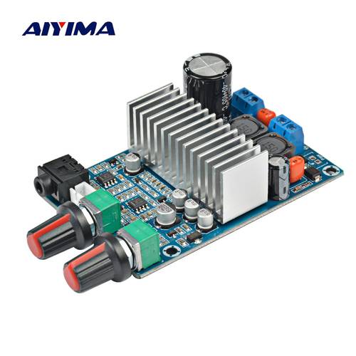 AIYIMA TPA3116 100W Subwoofer Amplifier Board Home Theater Mini Amp TPA3116D2 Audio Power Amplifiers Bass DC12-24V