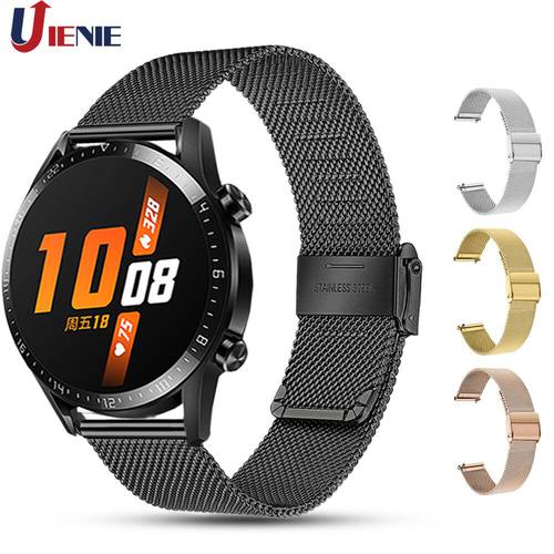 22mm Milanese Watchband Strap for Huawei Watch Gt /Gt2 46mm /2e /Honor Magic 2 46mm Bracelet Band Wristband Replacement Correa