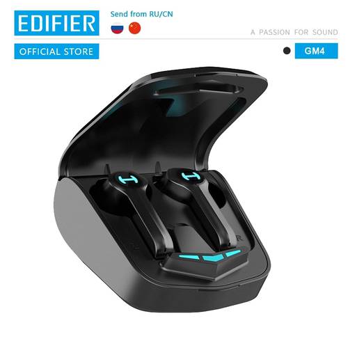 EDIFIER GM4 Wireless Earphone Gaming Headphone Bluetooth 5.0 PixArt Low Latency Touch Control Noise-cancellation Voice Assistant