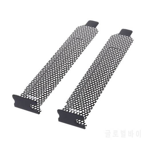 5PCS Ventilation Deflector PCI Slot Cover Frame Chassis Bits Block Cooling Fan Dust Filter for PC Computer Case