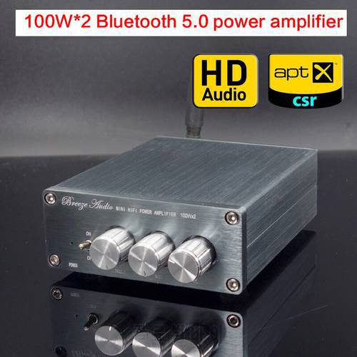 100W*2 Digital Power Amplifier BL50A CS8675 Bluetooth HiFi 5.0 Power Amplifier APTX HD LDAC with Decoding TPA3116