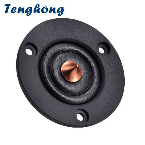 Tenghong 2pcs 2 Inch Tweeter 6Ohm 30W Hifi Portable Audio Speakers Silk Dome Treble Speaker Unit Car Home Theater Loudspeakers