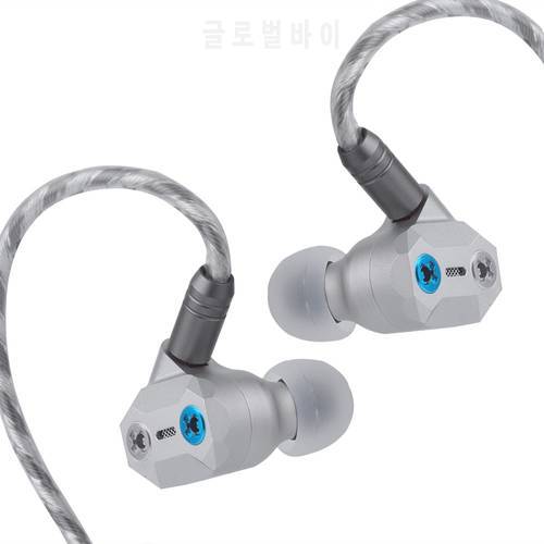 Letshuoer Tape Pro Composite Electrostatic Dynamic Driver HiFi In-ear Earphone with Adjustable Bass, Detachable 2Pin Cable