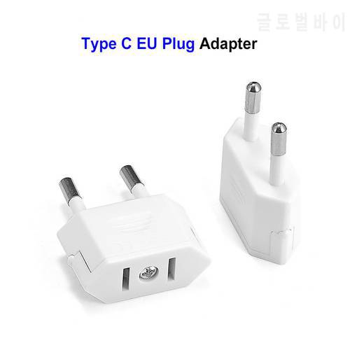 EU Travel Adapter Power Plug Adapter 4.0mm 2pin Round Change Plug American China To Euro European AC Elelctrical Plug Adapter