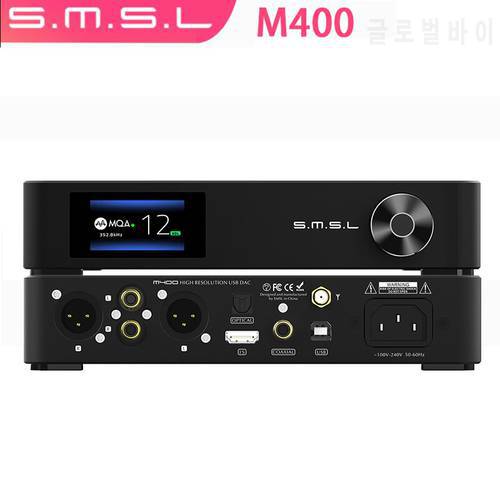 SMSL M400 MQA DAC Full Balanced Decoder AK4499 DSD AptX-HD Bluetooth5.0 XU-216 DAC