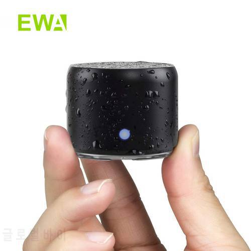 EWA IP67 Outdoors Waterproof Speaker Portable Wireless Bluetooth 5.0 Carry Case Bass Radiator USB Btooth Speakers Metal