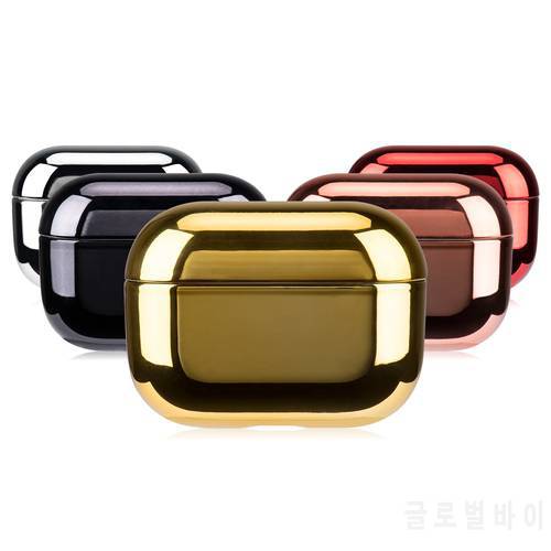 For AirPods Pro 2 3 Case Luxury Gold Plating Hard Cover Bluetooth Wireless Headphone Case For Airpod Air pods Pro 2 Pro2 2022