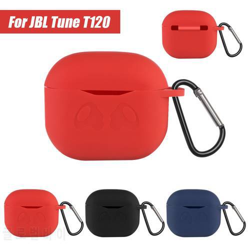 1Pc Soft Silicone Protective Case Wireless Headphones Bluetooth Sports Waterproof Earphones Charging Box For JBL Tune T120