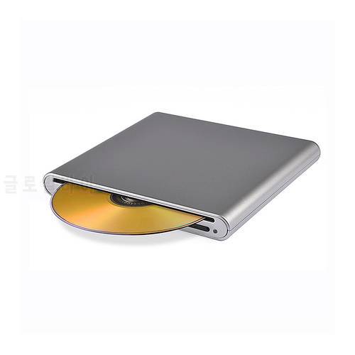 External Optical-drive USB3.0 Suction Blu-ray Drive Portable DVD Driver for Windows/IOS Silver