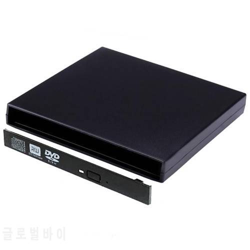 9.0/9.5/12.7mm SATA External Case USB 2.0 Blu-ray DVD CD DVD-Rom Case For Laptop CD/DVD Optical Drive Portable Slim Wholesale