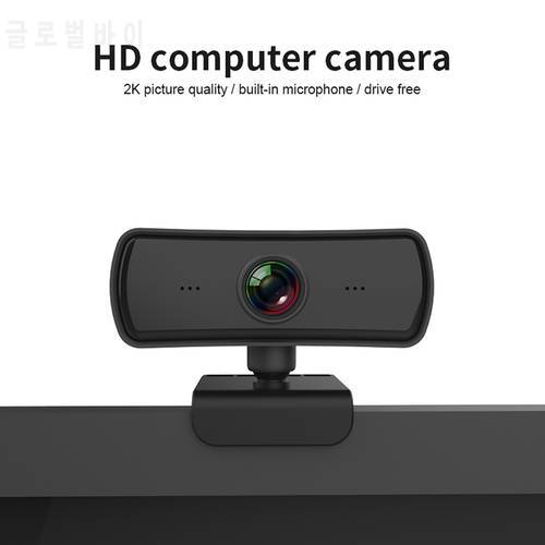 Full HD 2K Webcam 1080P Web Camera with Microphone for Youtube Video Call Web Cam USB PC Computer Camera for Twitch Streaming
