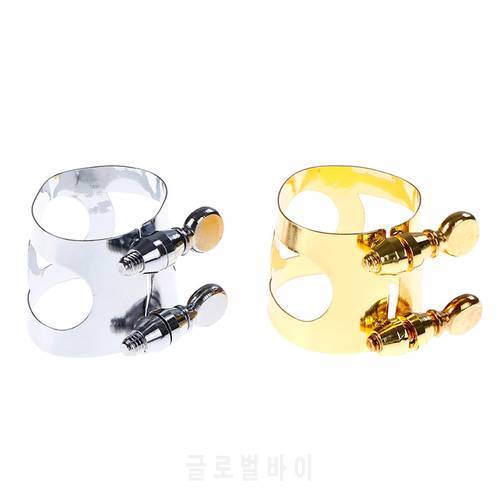 Mouthpiece Protection Clarinet Mouthpiece Ligature Clip Fastener Metal Stainless Steel Gold & Silver Color for Clarinet Parts