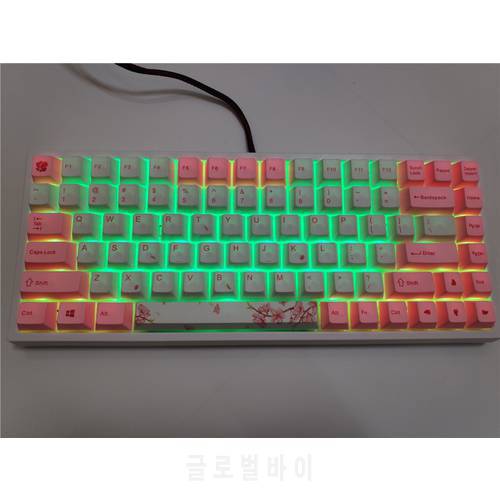 Everglide SK68 Bluetooth Hot swap RGB Keyboard 68 keys 65% size Frosted Acrylic case Carbon fiber Plate Programmable