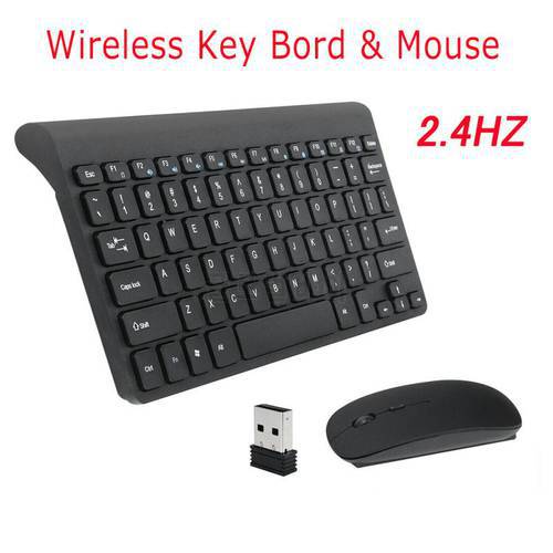 2.4G Ultra-thin Wireless Keyboard And Mouse Combo Set Mini Bluetooth Noiseless Ergonomic Keyboard For PC Tablet Computer