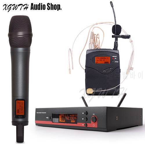 UHF True Diversity Wireless Microphone System EW135G3 Super Cardioid Dynmic Handheld Mic Bodypack Condenser Lavaler Headset Mic