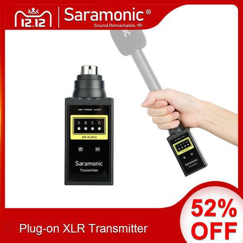 Saramonic Plug-on XLR Transmitter (SR-XLR4C) for the SR-WM4C Wireless System