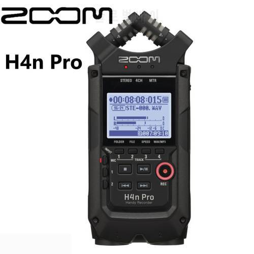 Hot new Zoom H4n pro Black portable four track audio handy recorder recording pen built-in X/Y stereo microphone for music film