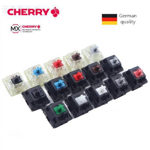 1pc original Cherry MX red black blue brown switch RGB switch nature white silent red silver mechanical keyboard switch 3 pins