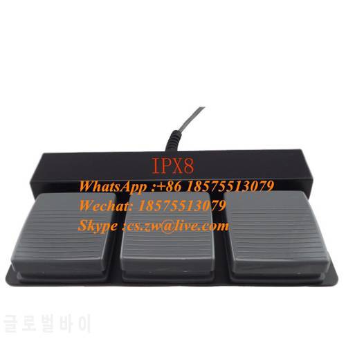Super Customized TFS-401K-3X3BWPI Shide Compatible Triple Explosion-Proof Dust-Proof and Waterproof Foot Switch