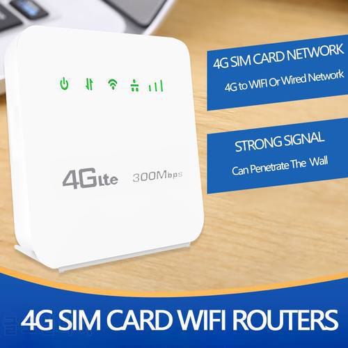 Unlocked Wifi Routers 4G lte cpe Mobile Router with LAN Port Support SIM card Portable Wireless Router wifi 4G Router