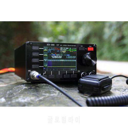 English Menu KN-990 HF 0.1~30MHz SSB/CW/AM/FM/DIGITAL IF-DSP Amateur Ham Radio Transceiver Spectrum KP990 100W Power Amplifier