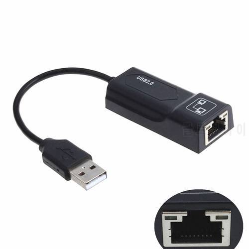 1PC Network Card USB Ethernet for RTL8152 Chips 2.0 10/100Mbps to RJ45 Lan USB Wifi Adapter For Tablet PC Win 7 8 10 XP Mac iOS