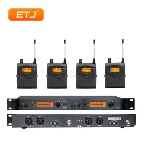 In-Ear-Monitor System IEM SR2050 Professional UHF Wireless 4 Receivers Bodypack Headphones Real Sound Stage Performance 11016