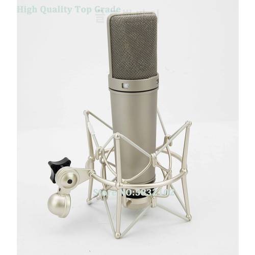 Free Shipping High Quality U87AI, Supercardioid Condenser Vocal Microphone ,U87 Condenser Microfonos,Studio Condenser Microphone